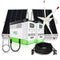 2x Lithium 1800 + 2x 100W Rigid Panel + Wind Turbine