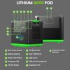 Nature's Generator Lithium 6000 with Solar Panels and Wind Turbine