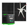 Nature's Generator Lithium 6000 with Solar Panels and Wind Turbine
