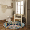 Premium Hand-Tufted Rug Made of 100% Wool  - Lotus Bloom - 5x5 Feet