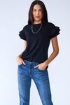 Ella Ruffle Sleeve Tee
