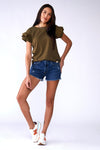 Ella Ruffle Sleeve Tee