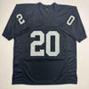 Autographed/Signed Darren McFadden Las Vegas Oakland Black Football Jersey Beckett BAS COA