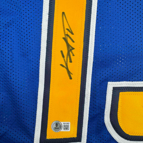 Autographed/Signed Keenan Allen Los Angeles LA Color Rush Blue Football Jersey Beckett BAS COA