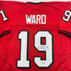 Autographed/Signed Hines Ward Georgia Red College Football Jersey Beckett BAS COA