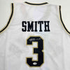 Autographed/Signed Braden Smith Purdue White College Basketball Jersey JSA COA