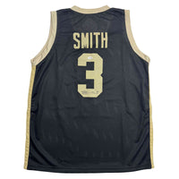 Autographed/Signed Braden Smith Purdue Black College Basketball Jersey JSA COA