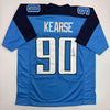 Autographed/Signed Jevon Kearse Tennessee Powder Blue Football Jersey JSA COA