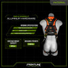 Frontline 110VTB Combat Lite Vest Style Harness with Aluminum Hardware and Suspension Trauma Straps XL/2X