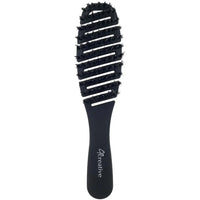 Flexvent Petite Mixed Bristle Vent Brush Boar & Nylon Pins Black