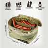 Tactical Ammo Bag, Ammos Transportation Bag for Pistol Rifle and Shotgun Range