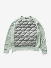 Down Crew Sweater - Slate Gray