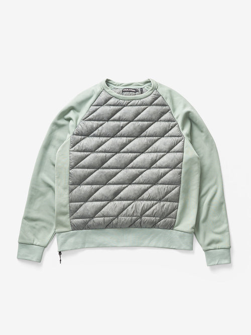 Down Crew Sweater - Slate Gray