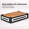 Black White Resin Inlay Concentric Decorative Box - 8 Sizes