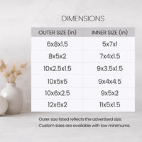Decorative Box Medley Harlequin Resin Inlay, Black - White, 6 sizes