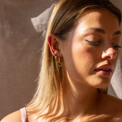 Helena Hoop Earrings Caris Jewelry