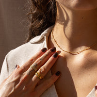 Alexandra Pavé Row Ring Caris Jewelry