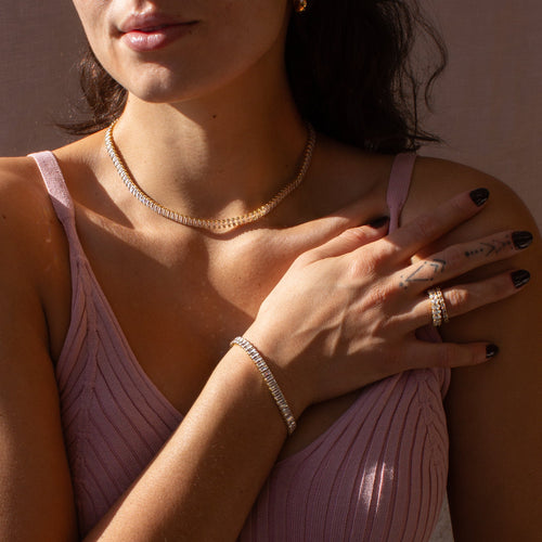 Baguette Tennis Bracelet Caris Jewelry