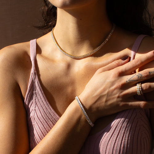 Baguette Tennis Bracelet Caris Jewelry