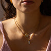 Vivian Baguette Pendant Necklace Caris Jewelry