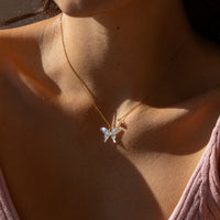 Sibyl Lunar Moth Necklace Caris Jewelry