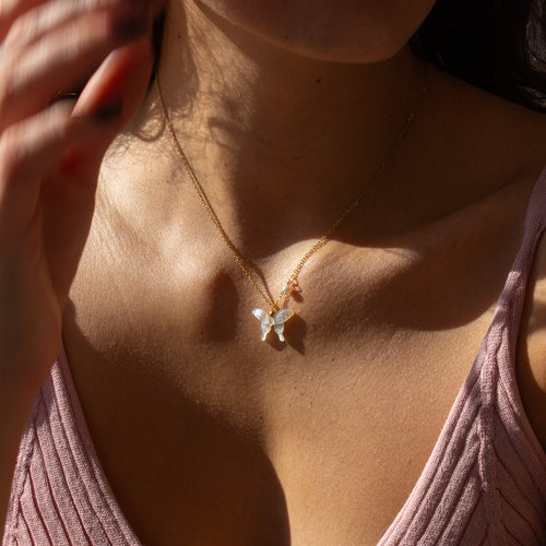Sibyl Lunar Moth Necklace Caris Jewelry