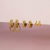 Vega Hoop Earrings Caris Jewelry