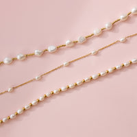 Lulu Pearl Necklace Caris Jewelry