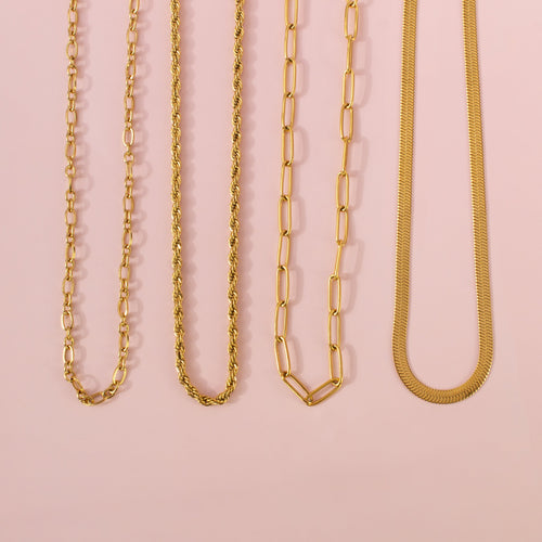 Livia Rope Chain Necklace Caris Jewelry