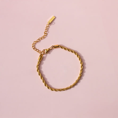 Livia Rope Chain Bracelet Caris Jewelry