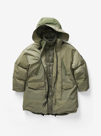 Long Down Puffer - Stone Green