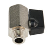 Mini Ball Valve, 1/4" Male NPT x 1/4" Female NPT Thread (Lead Free)