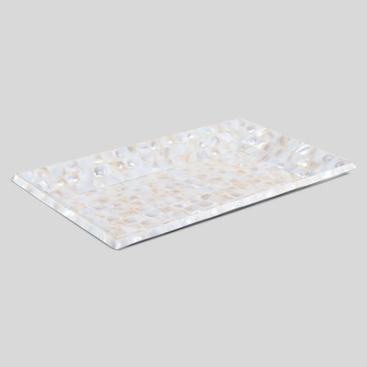 Mother of Pearl Decorative Tray Vanity Coffee Table 12"x7"