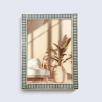 Make To Order bone resin inlay wall hanging mirror fame 40x30