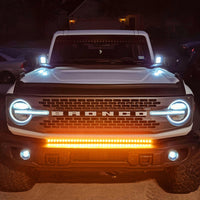 2021+ Ford Bronco Capable Bumper 40in Light Bar - Slim