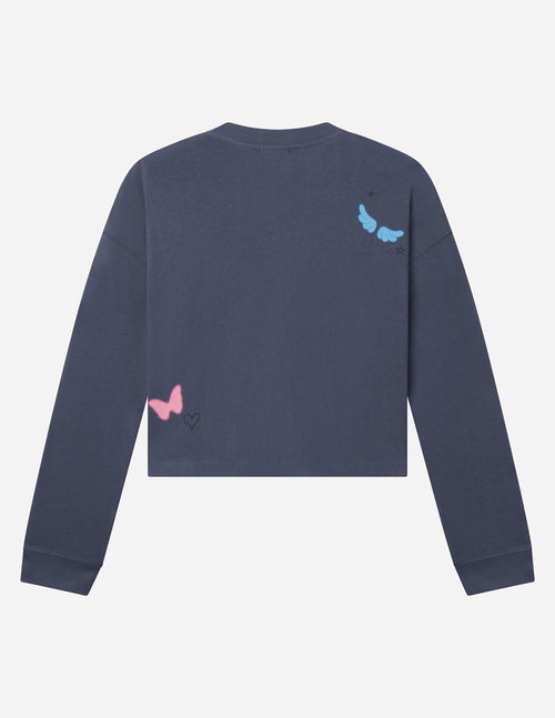 Made New Cropped LS Women's Tee