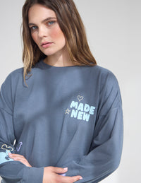 Made New Cropped LS Women's Tee