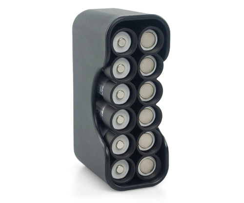 Magnetic AA 12 Pack Embedded with Cradle