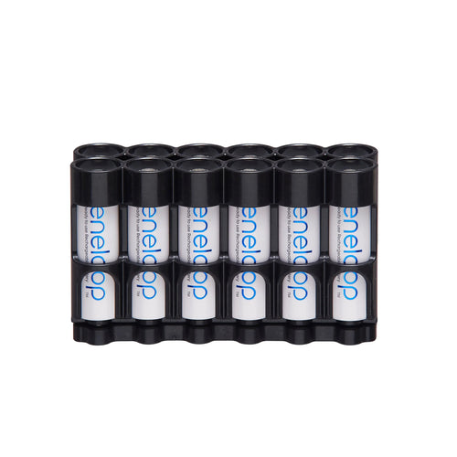 Magnetic AA 12 Pack Strip With Cradle