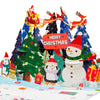 Christmas Night Frndly Pop Up Card, 5" x 7" Cover