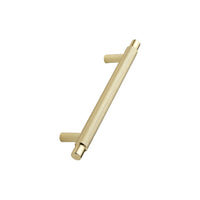 Brushed Gold "Manor" Knurled Cabinet Knobs and Drawer Pulls Euro • Knobs