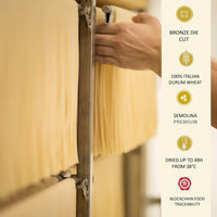 Marulo, Spaghetti Pasta, Artisan Bronze Die-Cut Pasta, 12 Pack x 1.1 lb
