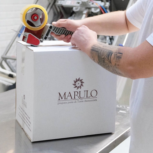Marulo Calamarata Artisan Pasta 500g | Bronze Die-Cut | Made in Naples, Italy