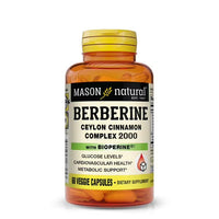 Mason Vitamins INC Natural Berberine Ceylon Cinnamon Complex 60 Veggie Capsules