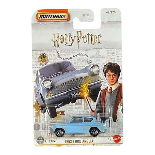Matchbox 1962 Ford Anglia Harry Potter 42/125 Blue Die-Cast Car