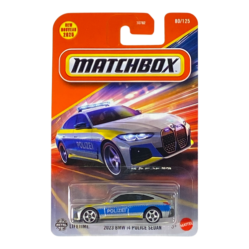 Matchbox 2023 BMW i4 Police Sedan | 2025 Matchbox Series 80/125