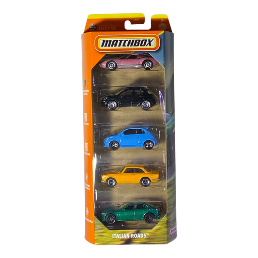 Matchbox Italian Roads 5 Pack Die-Cast Set