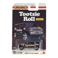 Matchbox Hummer H2 SUV Concept (Tootsie Roll) - Matchbox Candy Series 6/6