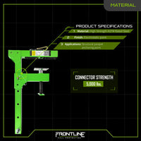 Frontline ROP16 Parapet Adjustable Non-Penetrating Anchor