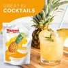 Mazzoni Pineapple Fruit Puree, 100% Fruit, No Sugar Added, 1 kg ( 2.2 lb)